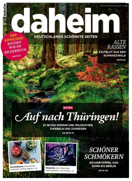 Daheim – September-Oktober 2020 Cover