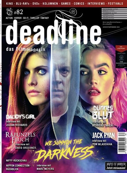 Deadline – August-September 2020 Cover