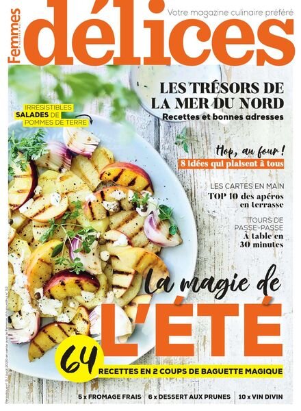 Delices de Femmes d’Aujourd’hui N 9 – Aout 2020 Cover