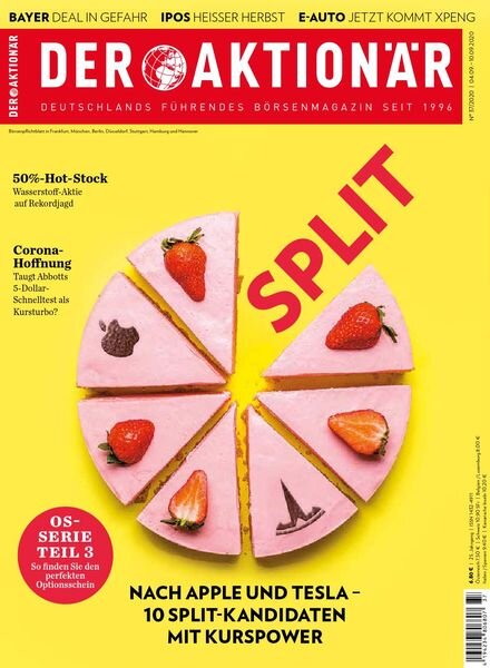 Der Aktionar – 03 September 2020 Cover