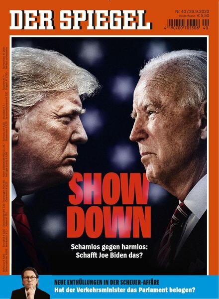 Der Spiegel – 26 September 2020 Cover