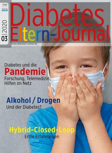 Diabetes Eltern Journal – September 2020 Cover