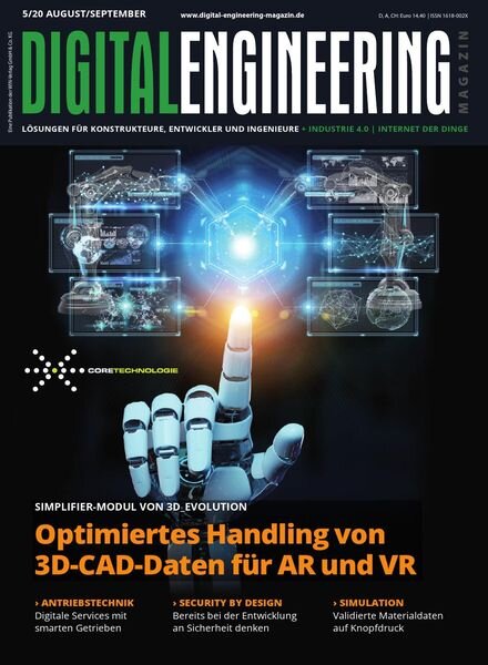 Digital Engineering Germany – August-September 2020 Cover