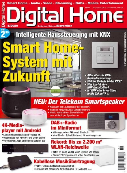 Digital Home – September-November 2020 Cover
