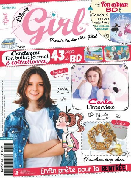Disney Girl – septembre 2020 Cover
