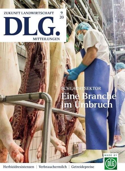 DLG Mitteilungen – August 2020 Cover