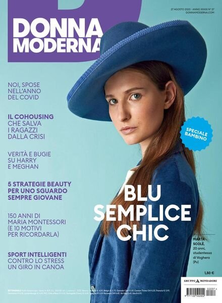 Donna Moderna – 27 Agosto 2020 Cover