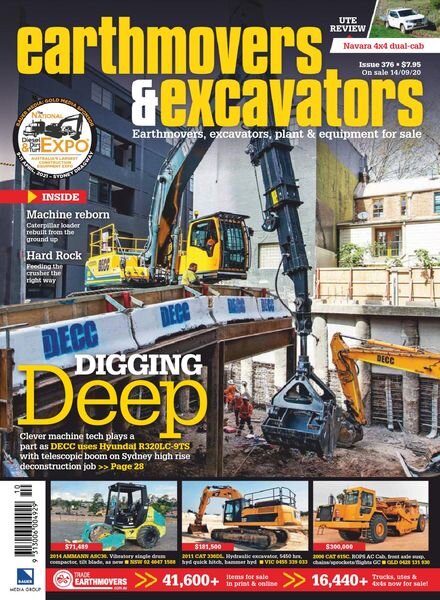 Earthmovers & Excavators – September 2020 Cover