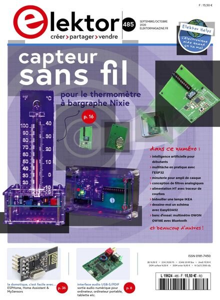Elektor France – Septembre-Octobre 2020 Cover