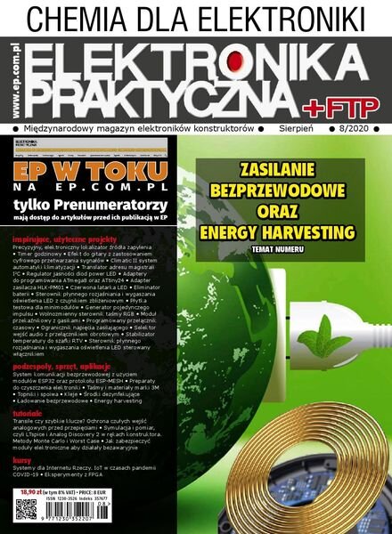 Elektronika Praktyczna – Sierpien 2020 Cover