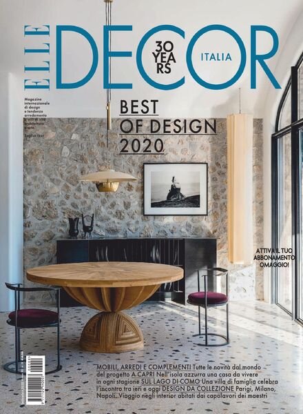 Elle Decor Italia – settembre 2020 Cover