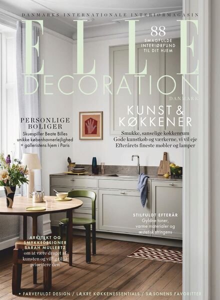 Elle Decoration Denmark – september 2020 Cover