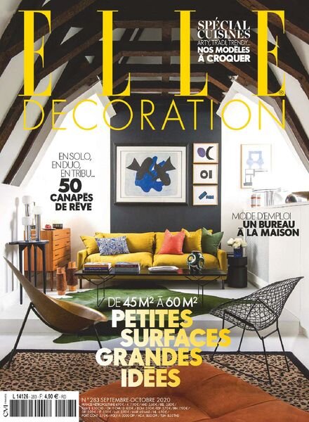 Elle Decoration France – septembre 2020 Cover