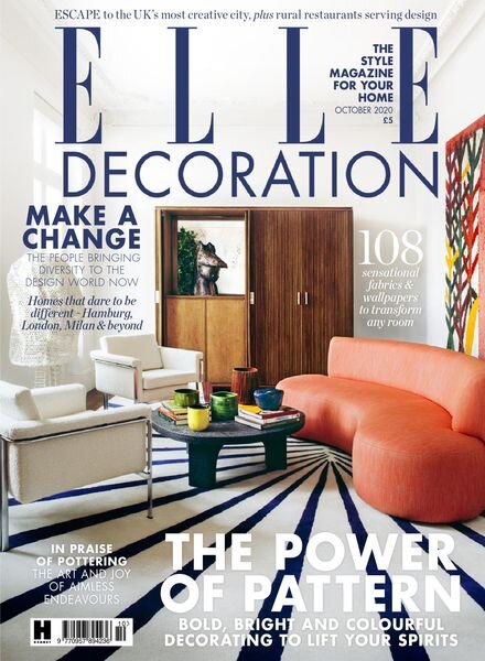 Elle Decoration UK – October 2020 Cover