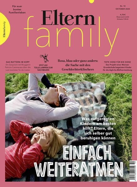 Eltern Family – Oktober 2020 Cover
