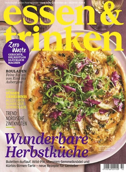Essen & Trinken – Oktober 2020 Cover