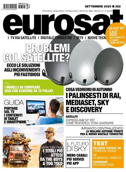 Eurosat – Settembre 2020 Cover