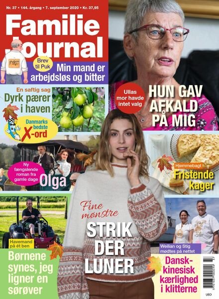 Familie Journal – 07 september 2020 Cover