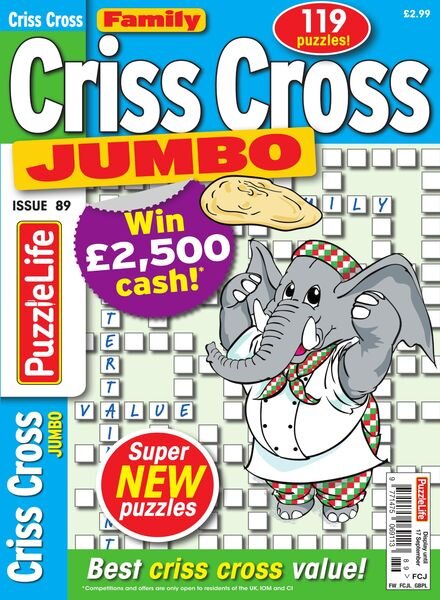 Family Criss Cross Jumbo – Issue 89 – August 2020 Cover
