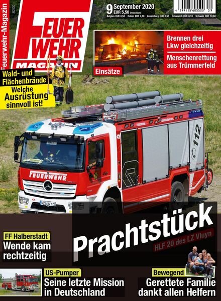 Feuerwehr-Magazin – August 2020 Cover