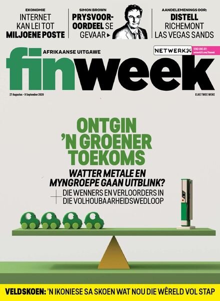 Finweek Afrikaans Edition – Augustus 27, 2020 Cover