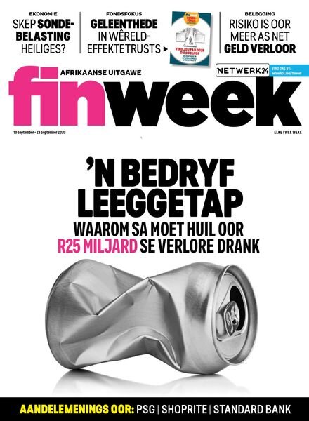 Finweek Afrikaans Edition – September 10, 2020 Cover