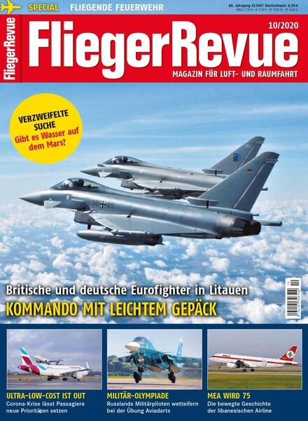 FliegerRevue – Oktober 2020 Cover