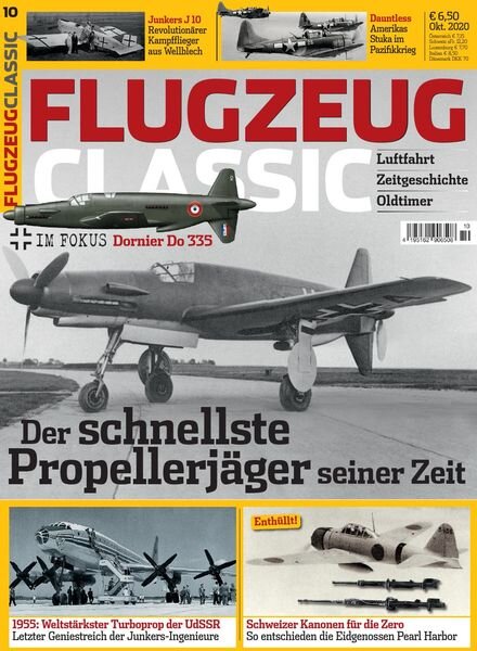 Flugzeug Classic – Oktober 2020 Cover