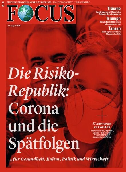 Focus – 22 August 2020 Cover