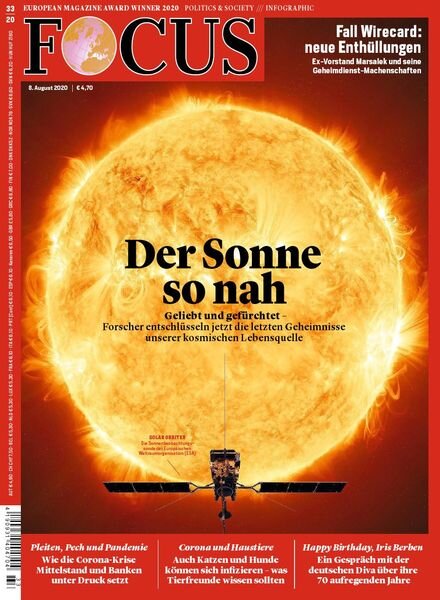 Focus – 8 August 2020 Cover