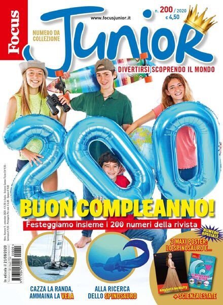 Focus Junior – settembre 2020 Cover