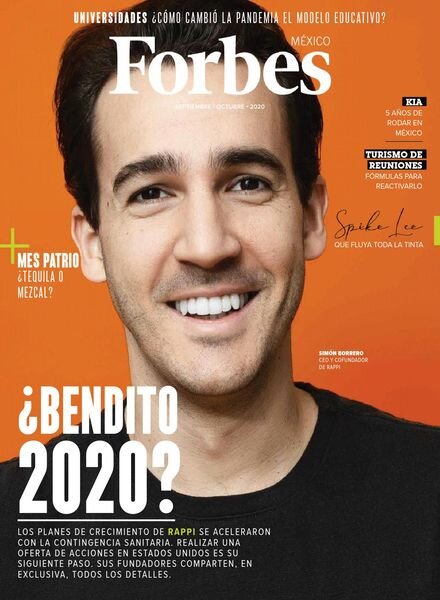Forbes Mexico – septiembre 2020 Cover