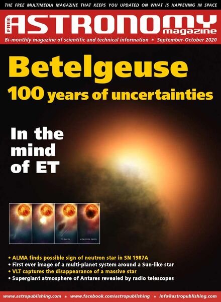 Free Astronomy Magazine – September-October 2020 Cover