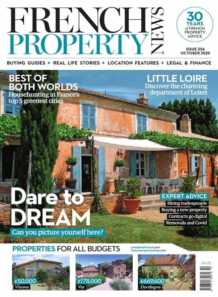 French Property News – October 2020 Cover