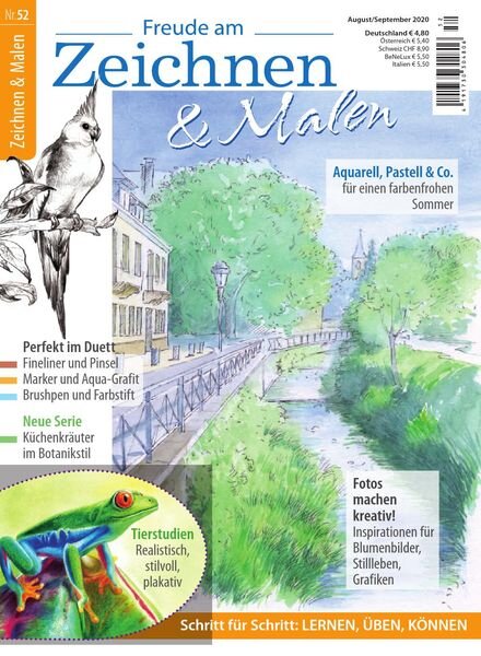 Freude am Zeichnen & Malen – August-September 2020 Cover
