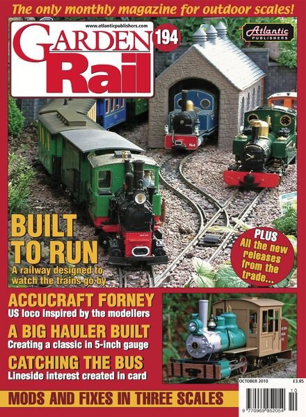 Garden Rail – October 2010 Cover