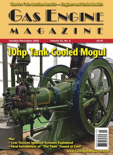 Gas Engine Magazine – October 2020 Cover
