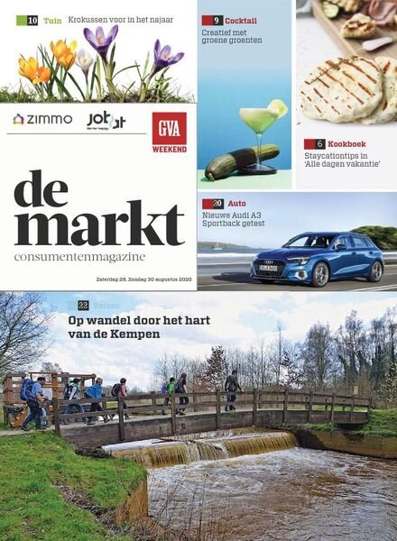 Gazet van Antwerpen De Markt – 29 augustus 2020 Cover