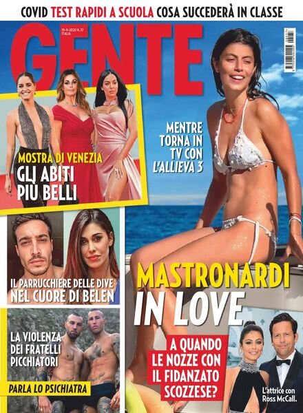 Gente Italia – 19 settembre 2020 Cover