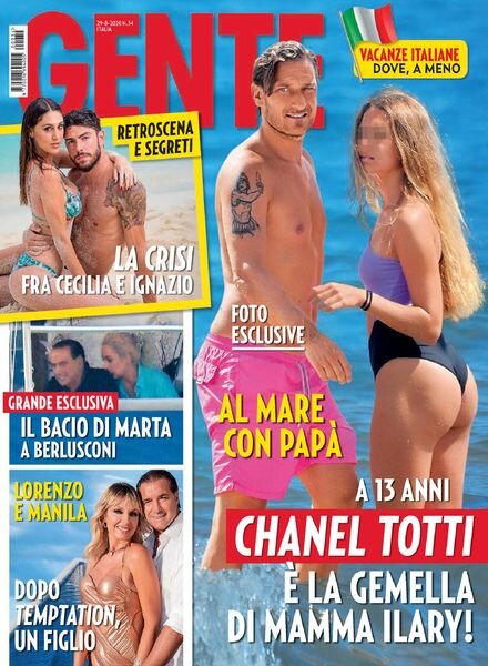 Gente Italia – 29 agosto 2020 Cover