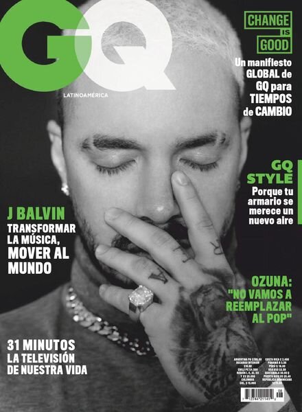 GQ Latinoamerica – septiembre 2020 Cover