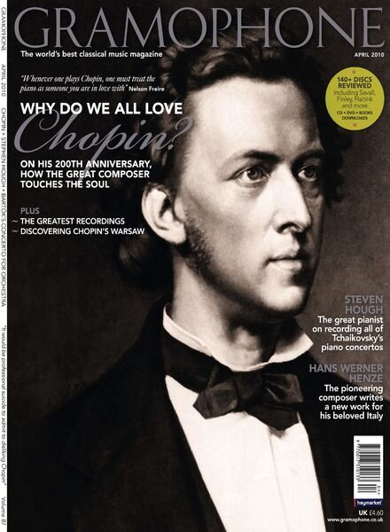 Gramophone – April 2010 Cover
