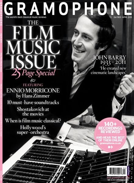 Gramophone – April 2011 Cover