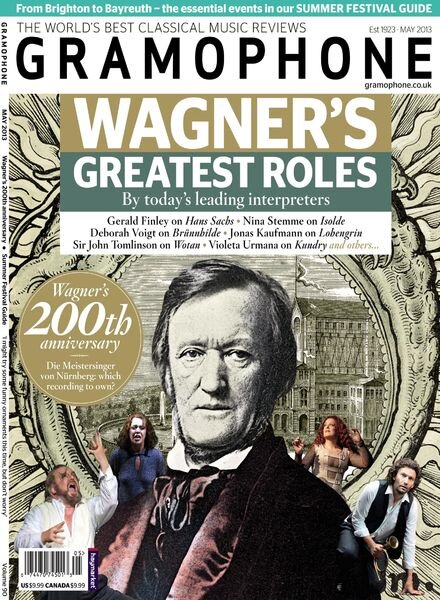 Gramophone – May 2013 Cover