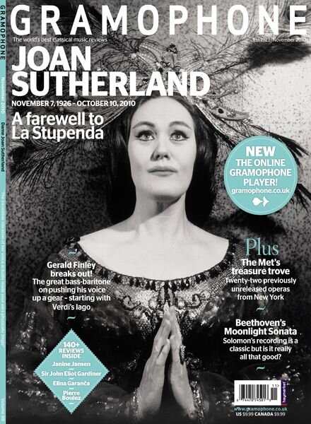 Gramophone – November 2010 Cover