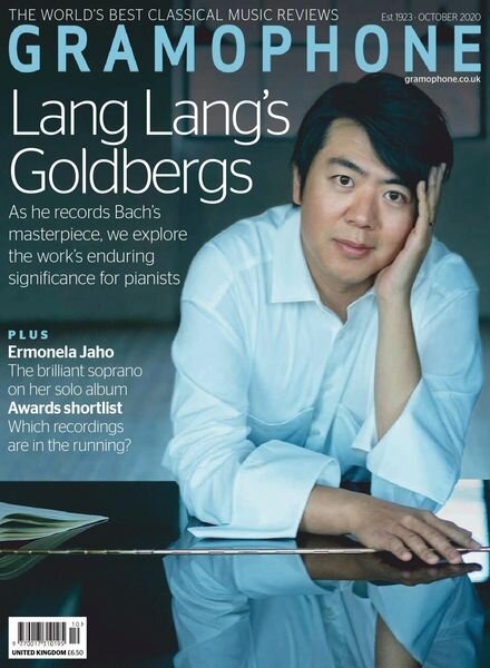 Gramophone – October 2020 Cover