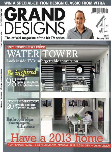 Grand Designs UK – January 2013 Cover