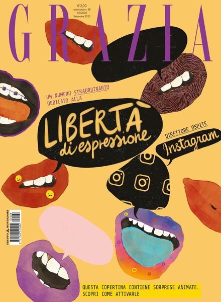 Grazia Italia – 3 Settembre 2020 Cover