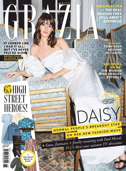 Grazia UK – 07 September 2020 Cover