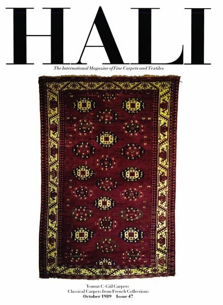HALI – October 1989 Cover